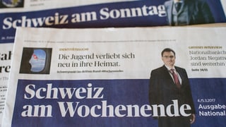 Prima ediziun da la ‘Schweiz am Wochenende’.