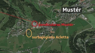 Plan da situaziun da la nova surbajegiada. Plan da situaziun da la nova surbajegiada.