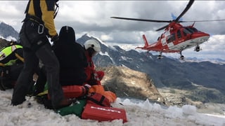 Helicopter che arriva al lieu.