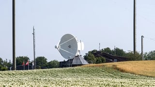 Staziun da retschaviment dal servetsch secret da la Confederaziun a Zimmerwald.