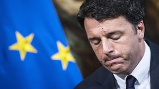 Matteo Renzi cun fatscha fitg seriusa.
