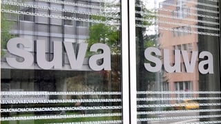 L'isch d'entrada da l''institut svizzer d'assicuranza d'accidents SUVA