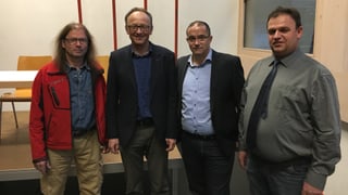 Guido Dietrich, Ursin Fetz, Sievi Sgier, Clau Schlosser (da sen.)