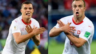 Shaqiri e Xhaka.