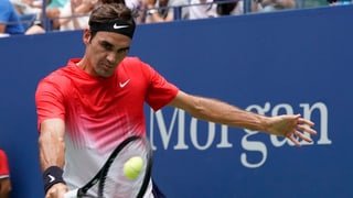 Roger Federer en acziun al US Open. 