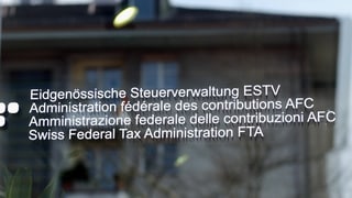 L'entrada tar l'Administraziun federala da taglia. 