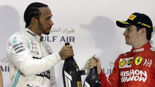 Purtret da Hamilton e Leclerc. 