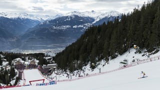 purtret d'ina cursa a Crans Montana. 