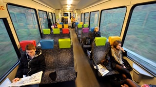 Endadens in tren dal Thurbo 