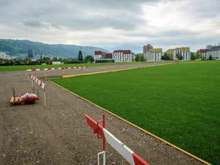 Il plazzal da l'arena da la Festa federala da lutga e da gieus alpesters a Zug.