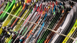 Skis. Skis.