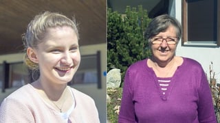 Andrina Giger (san.) e Mathilda Cabernard. Andrina Giger (san.) e Mathilda Cabernard.