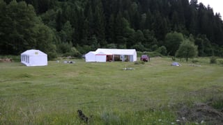 Il plazzal da festa cun las fuainas per star da cuminanza.