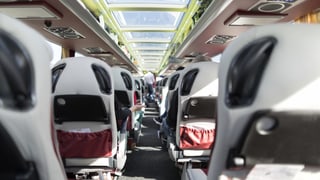 interiur dad in bus.