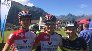 Ursin Spescha (2.), Nick Burki (1.), Andrin Beeli (3.)