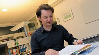 André Gisler, il directur da turissem da Flem Laax Falera. André Gisler, il directur da turissem da Flem Laax Falera.