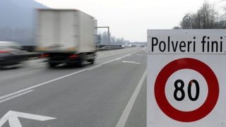Il tempo sin parts da l'autostrada A2 è limità sin 80. 