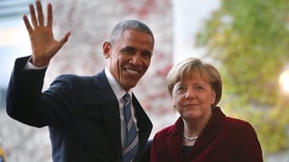 Barack Obama ed Angela Merkel.