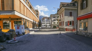La via da la Posta a Glion.