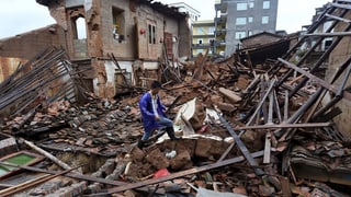 Chasas destruidas.
