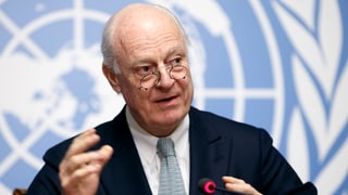 Staffan da Mistura, l'intermediatur spezial da l'ONU per la Siria