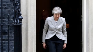 May vegn ord da 10 Downing Street.