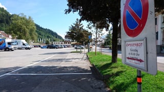 La plazza da fiera a Glion. La plazza da fiera a Glion.
