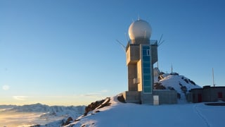 l'antenna dal radar sin il piz