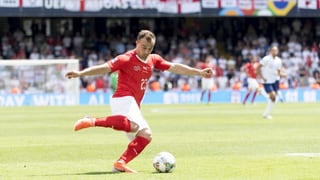 Purtret da Shaqiri durant in gieu.