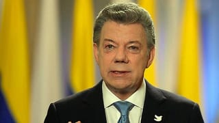 Il president da la Columbia Juan Manuel Santos.