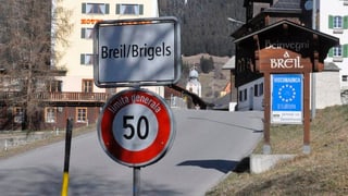 Entrada dal vitg da Breil. 