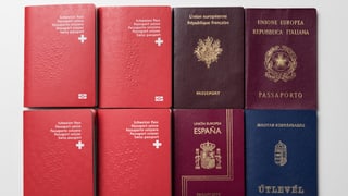 Quatter passports svizzers e quatter passports europeics.