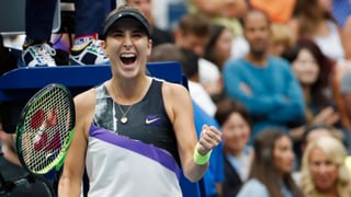 La giugadra da tennis Belinda Bencic.