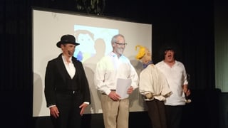 Anna Mathis, Jachen Puorger e Christian Hänny. (da san.)