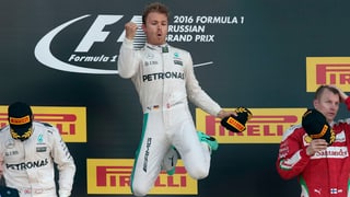 Nico Rosberg fa in sigl sin il podest (Grond premi da la Russia a Sotschi)