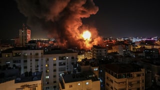 Fieu sur Gaza en la notg.