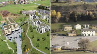 Extracts da las visualisaziuns dals projects «Viols» a Savognin e «Pradas» a Breil.