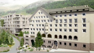 visualisaziun dal project hotel Grace a San Murezzan