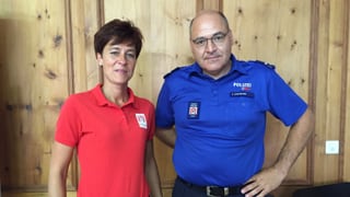 Andrea Thür, presidenta dal comité d'organisaziun ed Emil Gartmann da la polizia da la citad. Andrea Thür, presidenta dal comité d'organisaziun ed Emil Gartmann da la polizia da la citad.
