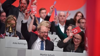 Martin Schulz ed Andrea Nahles al di da partida a Berlin.