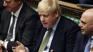 Purtret da boris Johnson en il parlament britannic. 