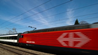 In tren da la SBB.