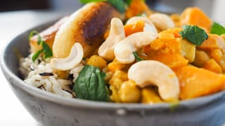 Patats dultschs cun curry Patats dultschs cun curry