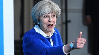 Theresa May. 