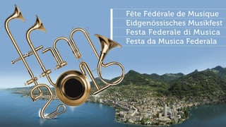 Il logo da la festa da musica federala a Montreux