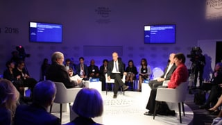 Ina runda da discussiun al WEF 2016.