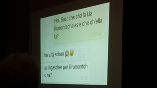 La GiuRu ha fatg questiunaris via whatsApp. La GiuRu ha fatg questiunaris via whatsApp.