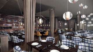 Visualisaziun dal nov restaurant da Manuel Reichenbach a Laax.