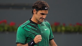 Giugader da tennis svizzer.