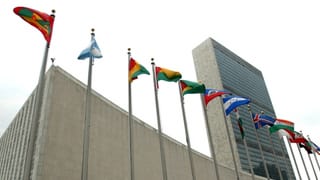Purtret dal bajetg da l'ONU a New York.